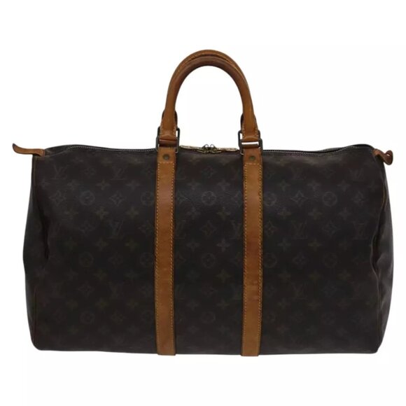 LOUIS VUITTON Monogram Keepall 45 Boston Bag M41428 LV Auth 113555 - Picture 1 of 16